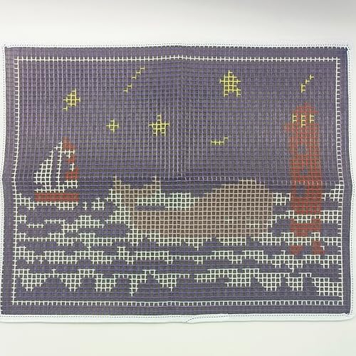 Image of Howie's Latch Hook Kits for Adults, DIY Latch Hook Kit Rug Crochet Yarn, Color Preprinted Pattern Embroidery Decoration(Whale, 19.69 x 14.96 inch)