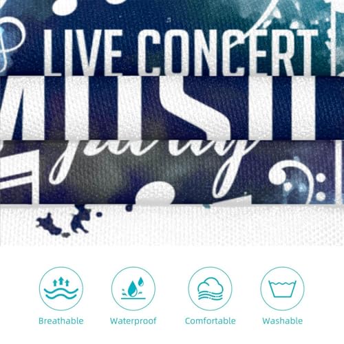 Tablier pour restaurant et travail de service à motif note de musique