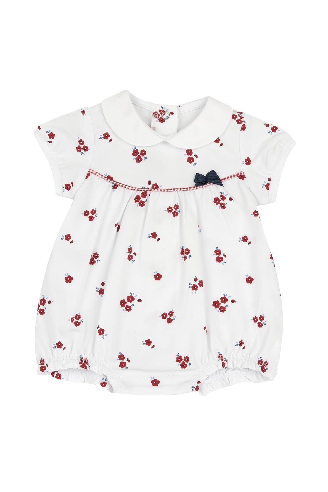Chicco, Pagliaccetto Neonata, Elegante, in Morbido Cotone, con Comoda Apertura sulla Schiena e a Patello, Designed in Italy, Abbigliamento Neonata 0-24 Mesi