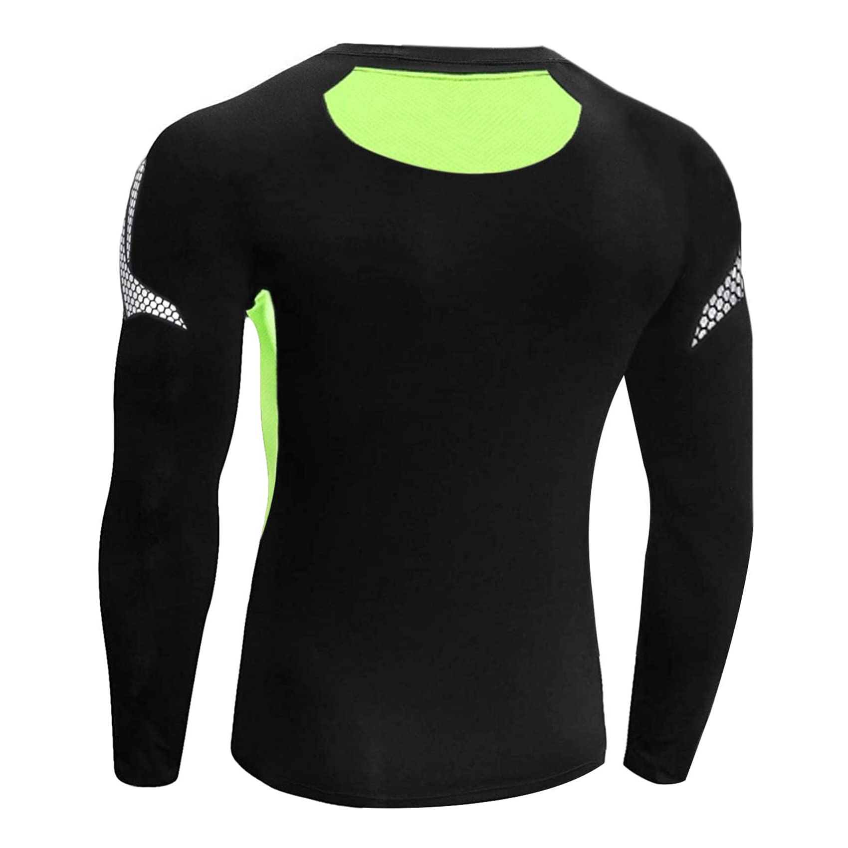 Terecey Maglia a Compressione Uomo Manica Lunga Maglia Termica Uomo Ad Asciugatura Rapida Maglie Tecnica Traspirante Maglie Sportiva Palestra T-Shirt M-3XL