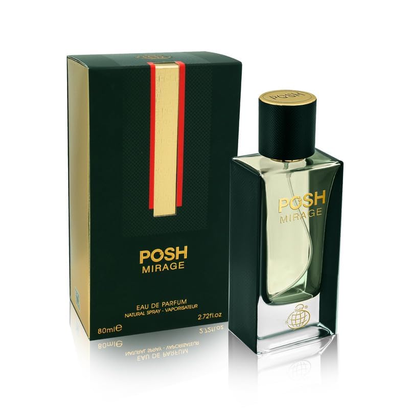 Posh Mirage Edp 80ml Unisex perfume | Aromatic Signature Note Perfumes For Men & Women Exclusive I Luxury Niche Perfume Made in UAE