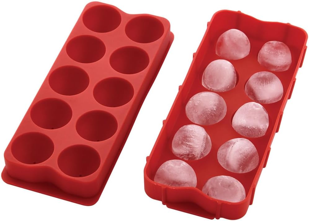 HIC Silicone Cannonball Ice Ball Mold Tray by HIC Harold Import Co