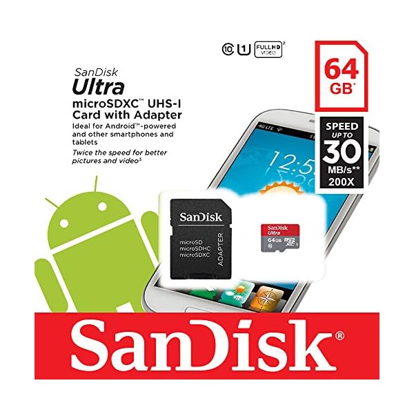 SanDisk Mobile Ultra microSDXC 64GB UHS-I Class 10 Speicherkarte + SD-Adapter + Memory Zone Android App bis zu – Bild 6