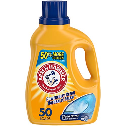 Arm & Hammer Clean Burst Liquid Laundry Detergent, 50 Loads