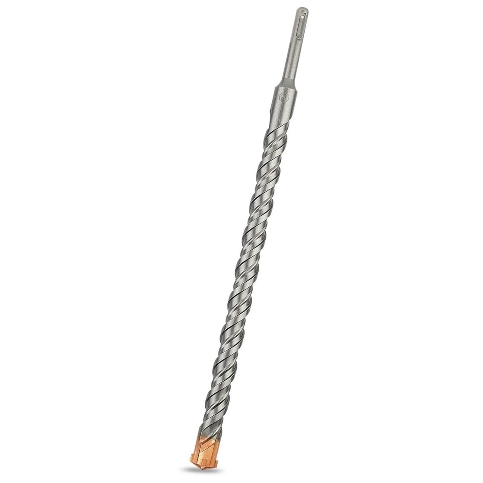 Brocas SDS Plus for taladro percutor, brocas profesionales de tungsteno con punta cruzada for impacto rotativo for mampostería, ladrillo y hormigón(18mm x 350mm)