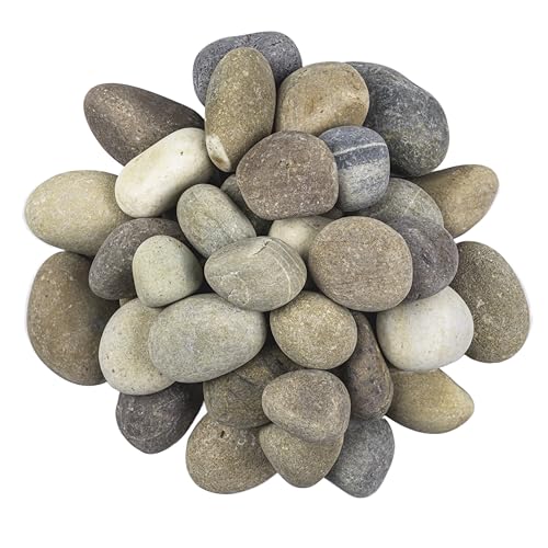 MSI Decorative Polished Multicolor Pebbles, 1 inch - 2.5 inch, 40 lb. Bag