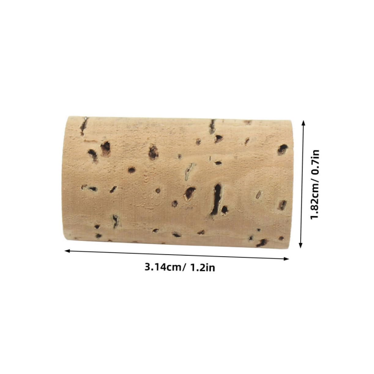 FUNOMOCYA Flute Headjoint Sealing Corks 10 Pcs Natural Cork Plugs for Flute Repair and Longevity