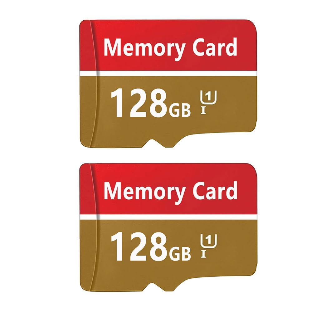 2 Pack Tarjeta de Memoria 128GB Alta Velocidad Tarjeta TF Memory Card para Cámaras,Teléfonos,Cámara de Tablero Inteligente,Tabletas
