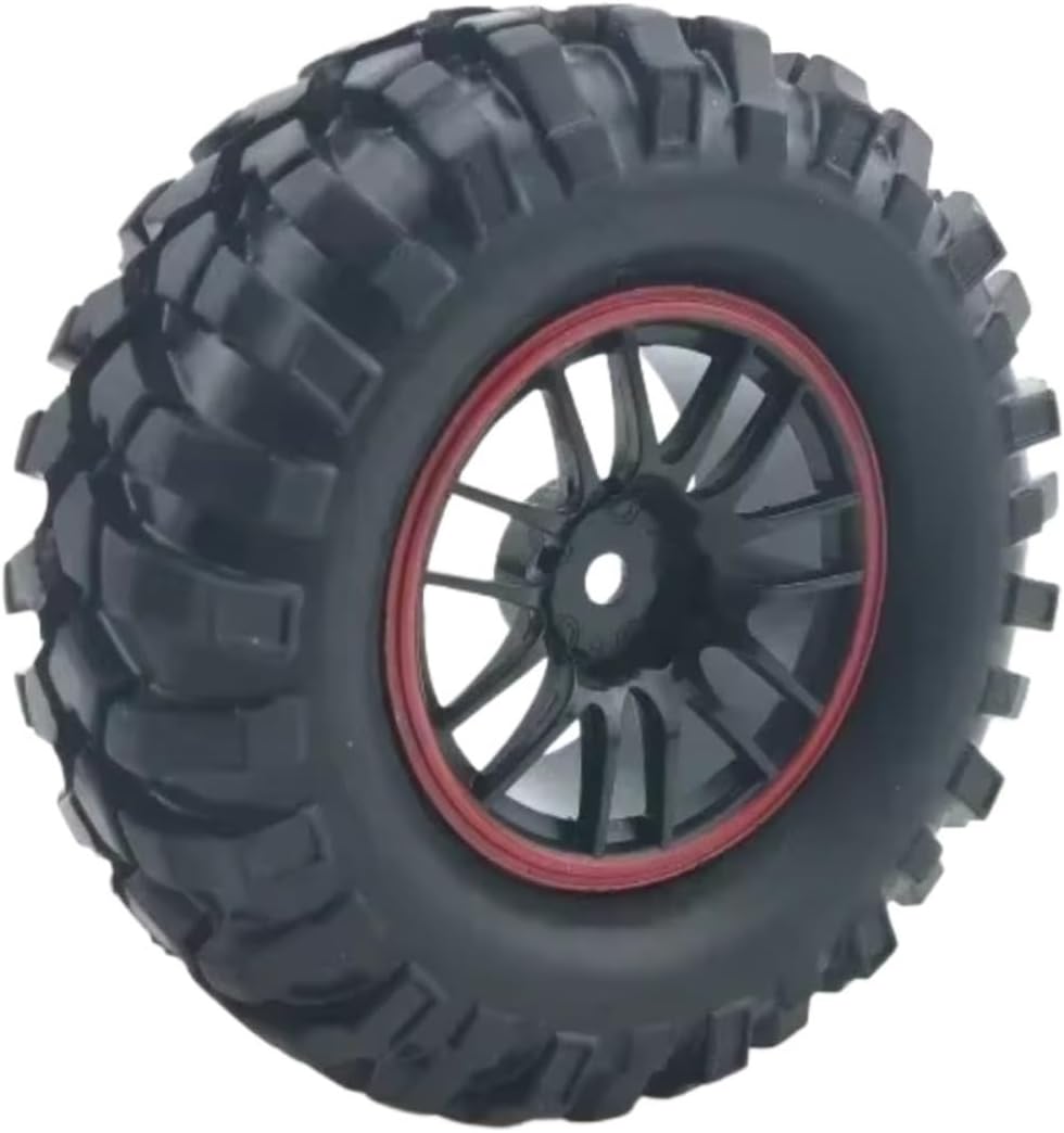 RCカーのタイヤとホイール For Tamiya CC01 D90 701A 4PCS 1/10 1.9インチタイヤ スーパーソフト