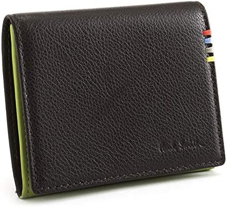 Amazon ポールスミス 財布 小銭入れ コインケース 茶 ブラウン 内側 黄緑 Paul Smith Psy001 71 メンズ 紳士 小銭入れ