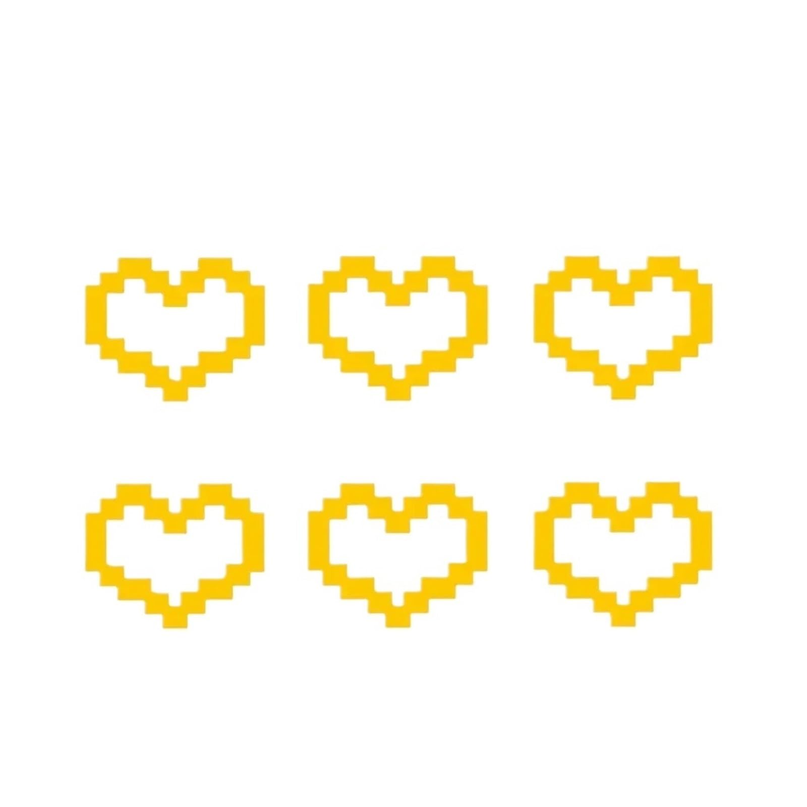 ZUXWUX Car Decal Heart Sticker for Car Laptop Window Motorcycle Decal Love Stickers(Color4)