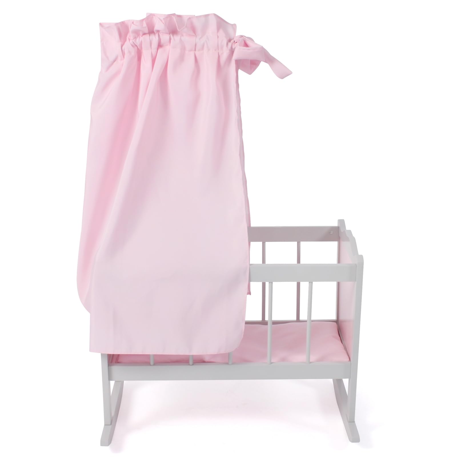 Bayer Chic 2000 - Culla per bambole, culla per bambole, letto delle bambole, mobili per bambole, accessori per bambole, Puntos grigio