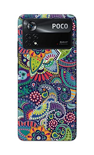 Image of Printed Hard Back Cover Case for Mi Poco X4 Pro 5G Back Cover (Miraculous Patterns) -1803