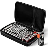 Complete Battery Storage Solution - This amazing storage case holds 166 batteries of all common types. It keeps your batteries organized and safe with foam slots that prevent contact between battery ends. Perfect for home, office, or workshop use. Wa...