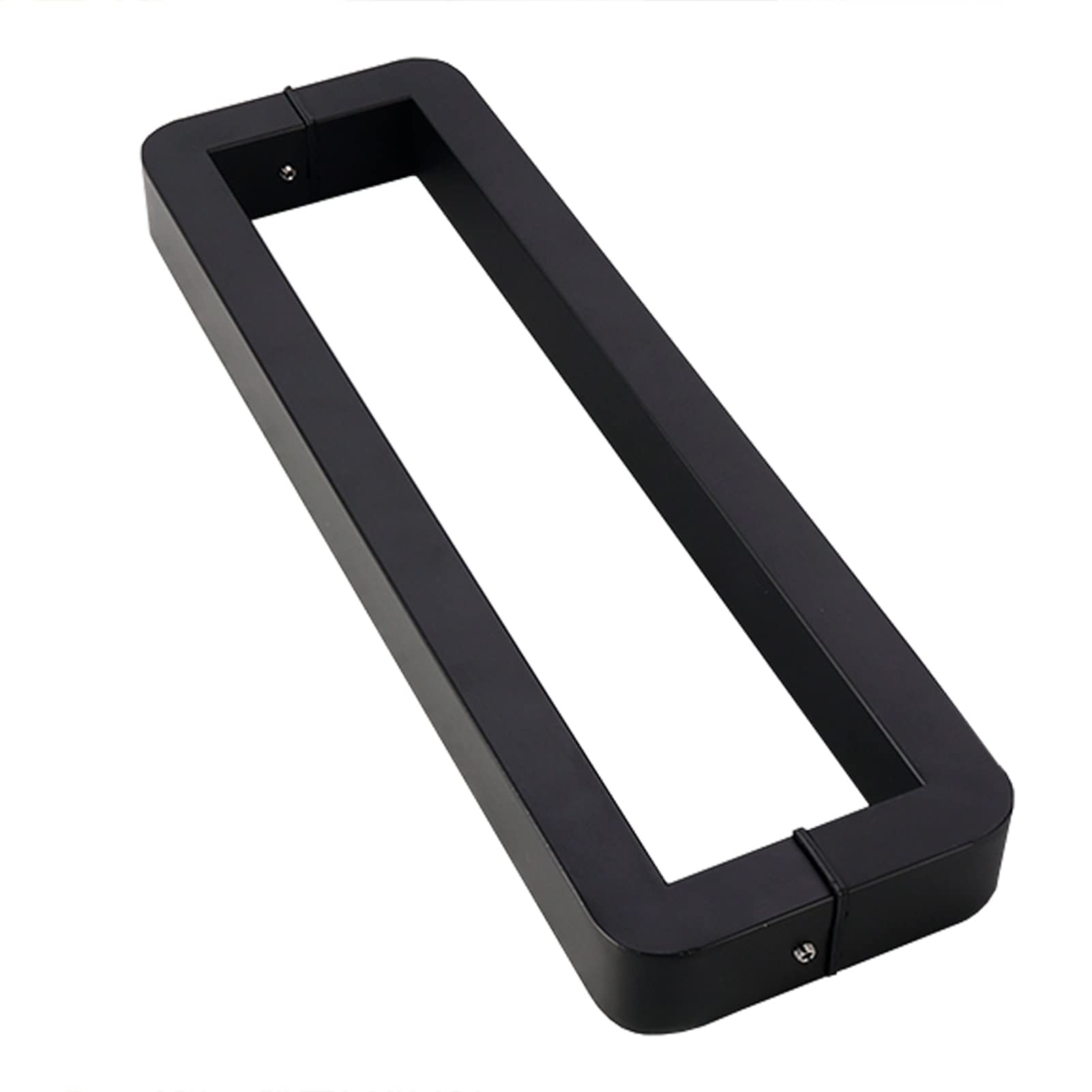 Poignée de grange d'entrée noire de 122cm pour porte de ferme moderne