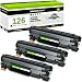 GREENCYCLE Compatible Toner Cartridge Replacement for Canon 126 CRG-126 CRG126 3483B001 for use in ImageClass LBP6200d, and LBP6230dw Wireless Laser Printers (Black,3 PK)