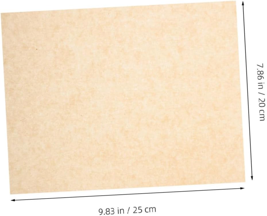 TOYANDONA Greaseproof Baking Parchment Paper Sheets 20x25cm, Food-grade Oil Proof Liners for Pizza, Fried Chicken, Snacks – 500pcs for Oven Cooking and Food Wrapping