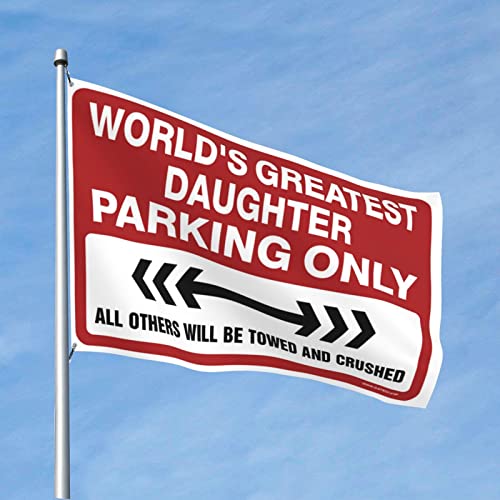 Accessoires de patio et drapeau World's Greatest Daughter pour décoration extérieure
