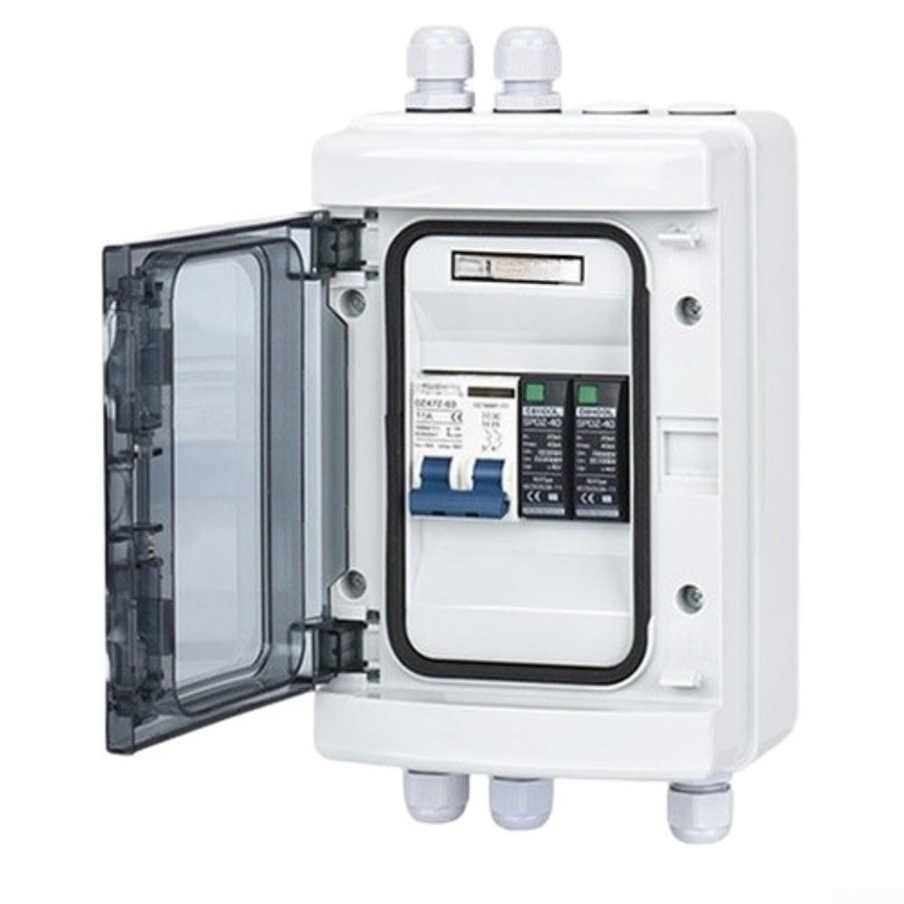 Scatola di distribuzione PV DC500V 40A IP65 impermeabile | Protezione SPDZ integrata, contro picchi di tensione, prolungato, sistema DC500V sicuro