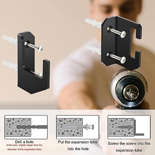 Eforcase Suporte de exibição de espada montado na parede, suporte de espada, suporte de espada, supo