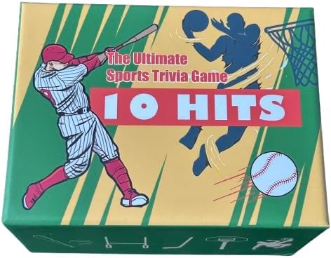 Ultimate Sports Trivia Card Game, 2+ Players, 30 Min Play Time, Ages 14+