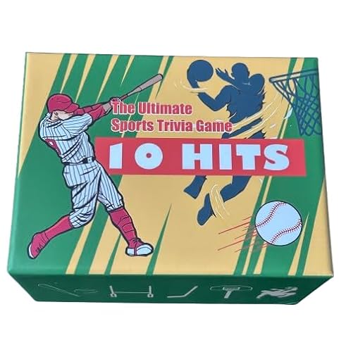 Ultimate Sports Trivia Card Game, 2+ Players, 30 Min Play