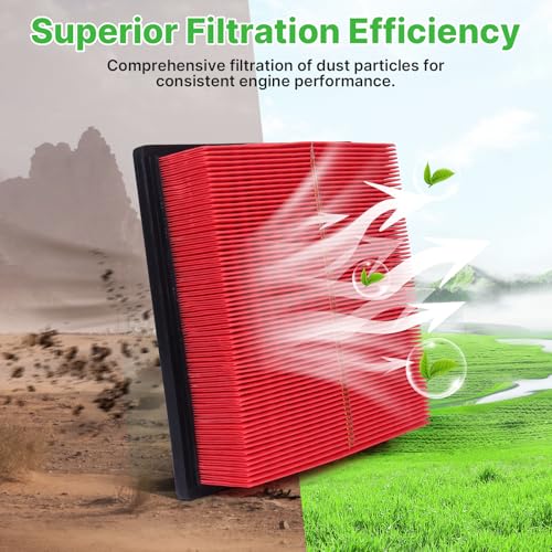 Image of 2PCS Engine Air Filter CA10755 for 2011-2026 Durango, 2014-2019 Highlander | 2011-2020 Toyota Sienna, 2011-2021 Jeep Grand Cherokee, 2010-2022 Lexus Rx350, 17801-0P050