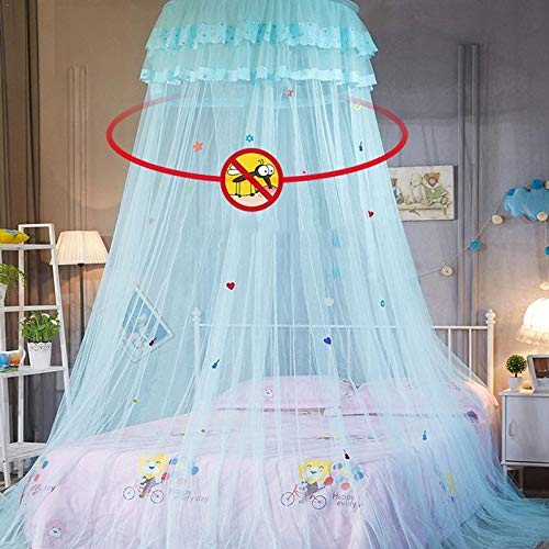 Cuna Red Cúpula de Techo suspendido Cama con Dosel Princesa Reina Mosquitera Cama Carpa Cuna Verano Mosquito Esencial (Color : Yellow)