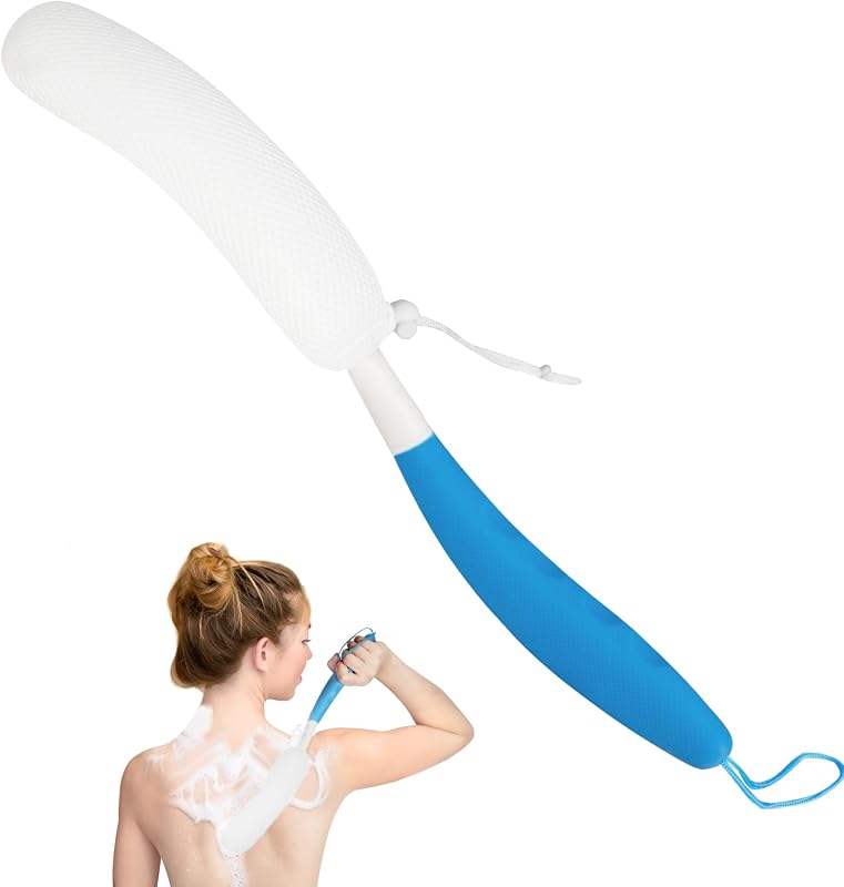 Leetye Mei Escova para Banho e Corpo com Cabo Longo de 39 cm