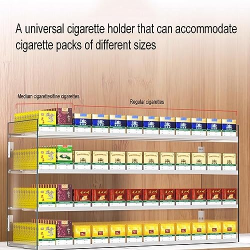Support d'affichage de cigarettes haut de gamme en acrylique transparent de 50 cm - 7