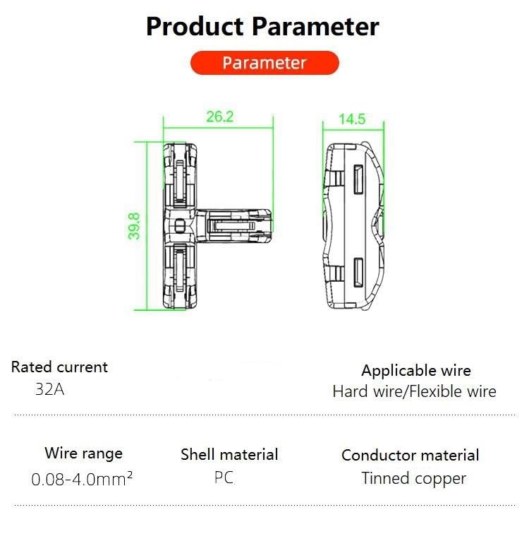 Image of ZIVIK 20 PCs T-Shape 3 Way Wire Conductor Quick Cable Splitter Electrical Connectors Push-in Terminal Block Universal Wire Connectors for AWG 28-12 Cable, Wire Connector /Wire Jointer Cable Clamp