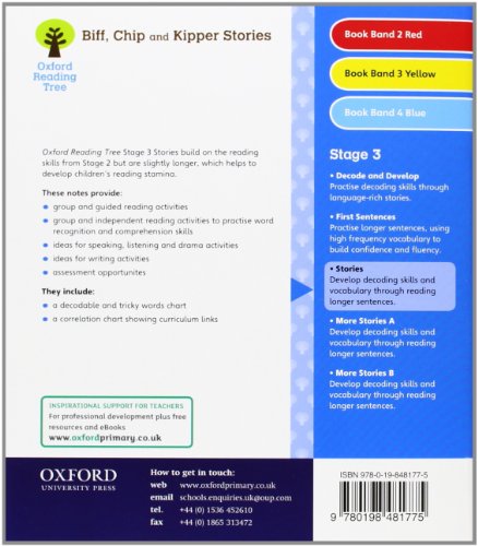 Biff, Chip and Kipper Stories Level 3 Stories Mixed Pack of 6