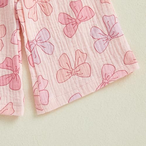 Image of Thorn Tree Toddler Girl Clothes Plaid Printed Sleeveless Pleated Camisole Linen Pants Set Baby Summer Outfits