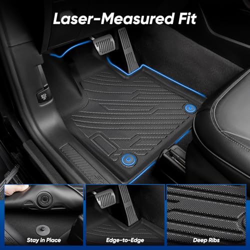 Image of TAPTES Floor Mats & Cargo Liner for Ford Explorer 6 Seats 2020-2026