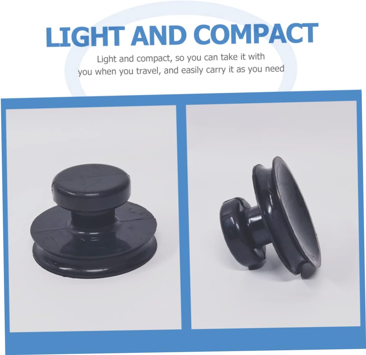 2pcs Suction Cups for Buddha Sound Bowl Durable Rubber Meditation Bowl Handles Portable Lifting Tool for Tibetan Strong Absorption Easy to Use