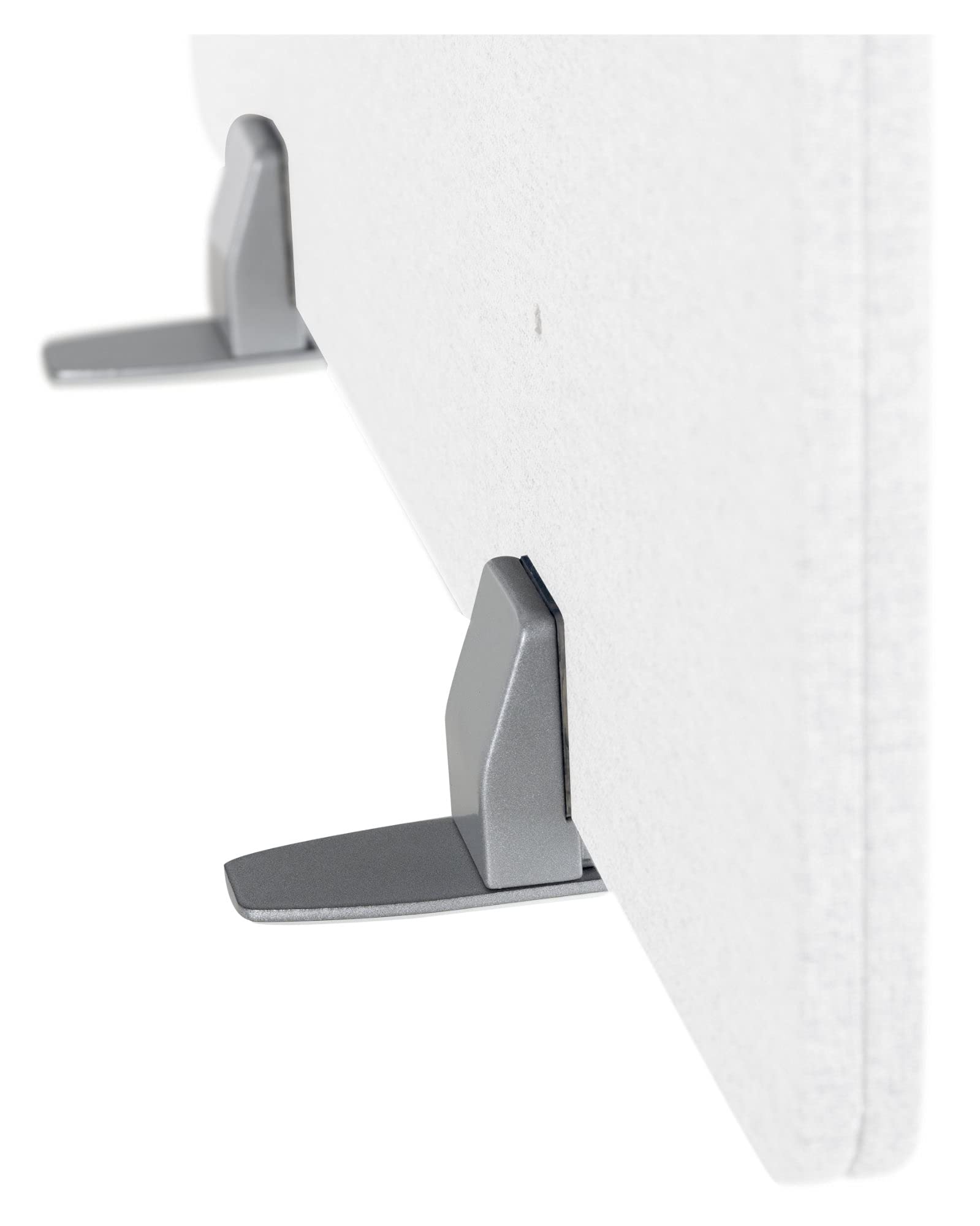 Pronomic DiviDesk SF-320 SR 2 Pièces Support de Cloison - Le Montage indépendant pour Table en paravent, séparateur de Bureau - Pieds en Metal