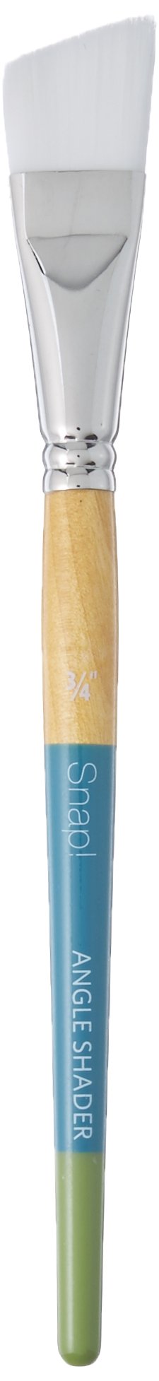 Princeton Snap Brushes 3/4 in. White taklon Angle Shader