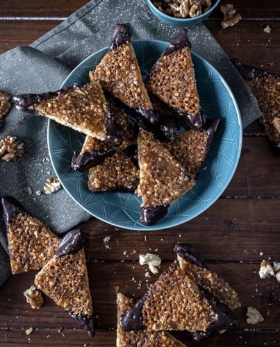 RUF Haselnuss-Krokant, geröstete Haselnüsse karamellisiert, knuspriges Topping für Frankfurter Kranz, Torten, Eis und Gebäck, glutenfrei & vegan, 1x1000g