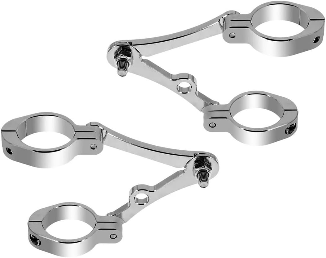 Motorcycle Headlight Bracket Clamp Motorcycle Universal 39mm-41mm Headlight Bracket Mount Clamp Fork Tube Holder for for Touring for Sportster for Softail FL