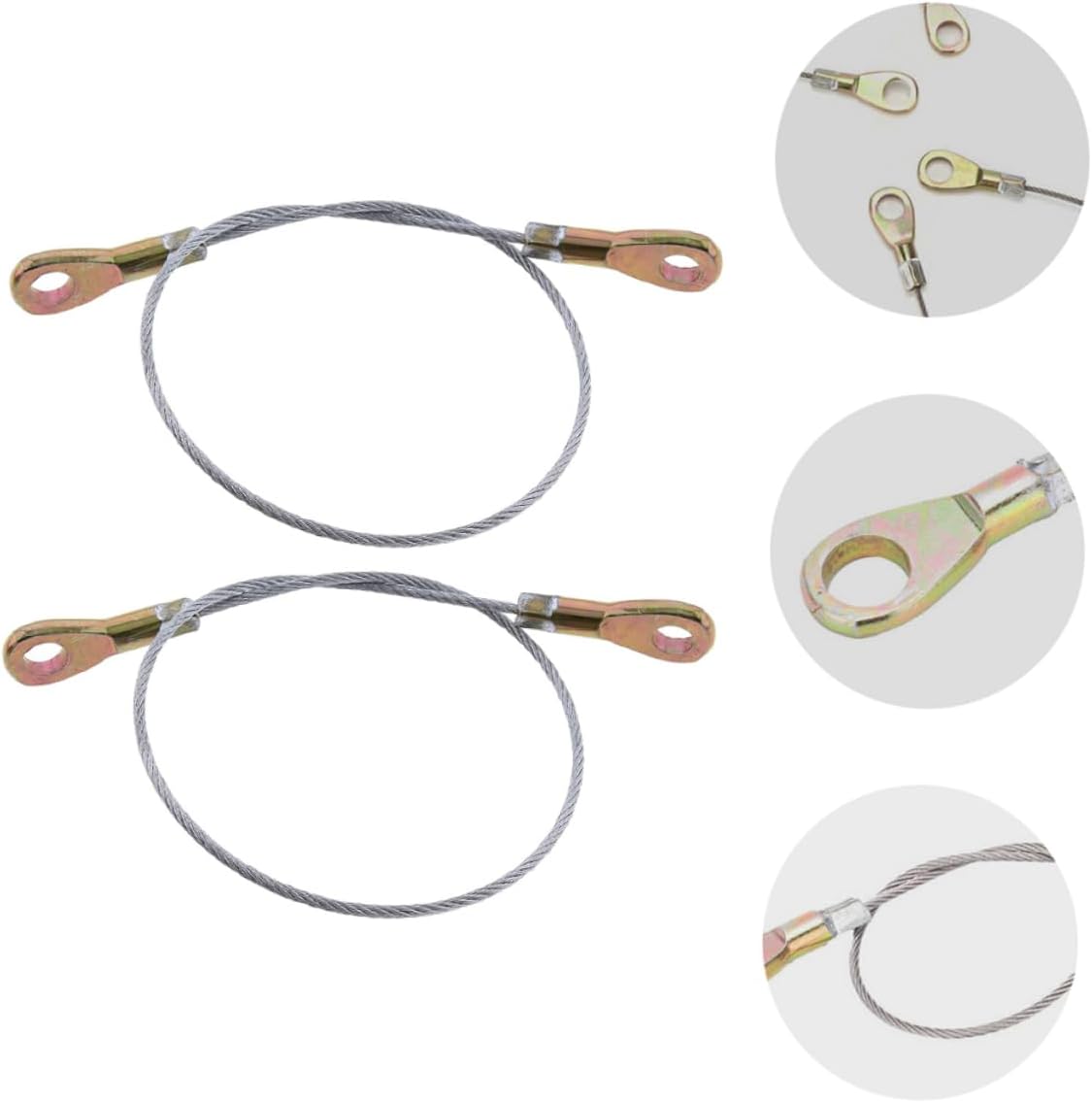 Replacement Cable for Tailgate 2pcs Cable Hook Strong Practical and Easy to Install