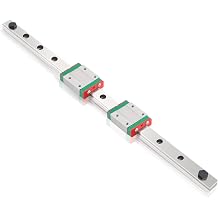 MGN12H 400mm Linear Slide Rail MGN12 with 2 Carriage Blocks for 3D Printer Rails and CNC Machine Rails...