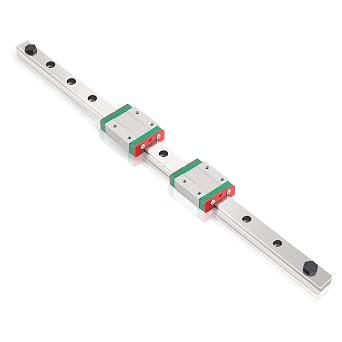MGN12H 400mm Linear Slide Rail MGN12 with 2 Carriage Blocks for 3D Printer Rails and CNC Machine Rails...