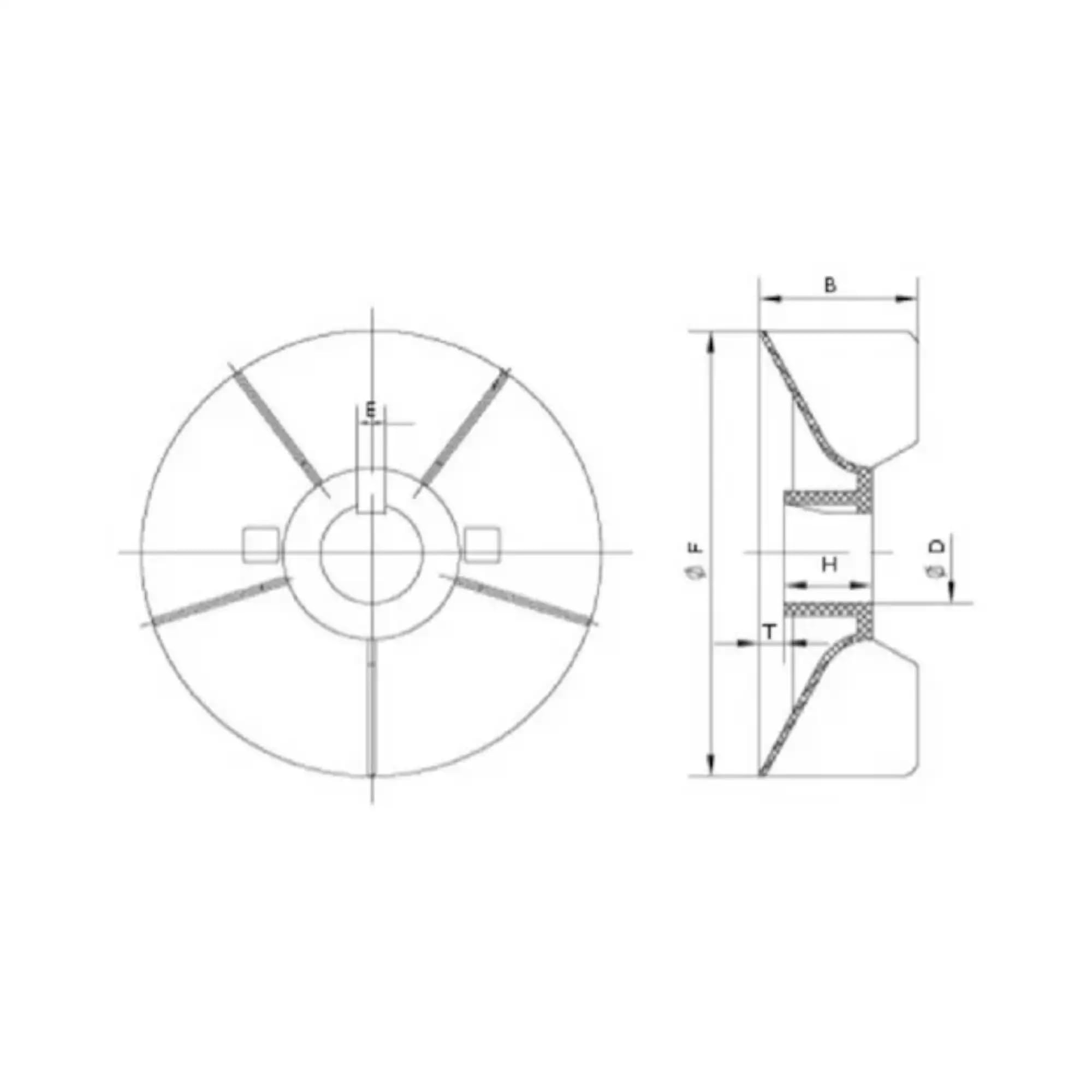 cyclingcolors 2x ventola motore elettrico plastico ventilatore ventole girante compressore elettropompa, 130mm x 19,2mm