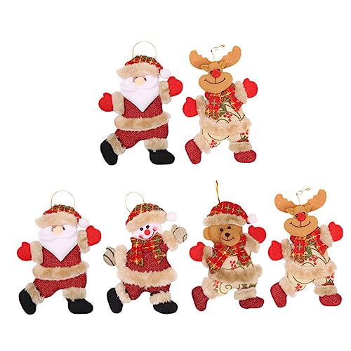 PRETYZOOM Decorações Penduradas 12 Peças Pingente Pendurado De Desenhos Animados De Natal Árvore De