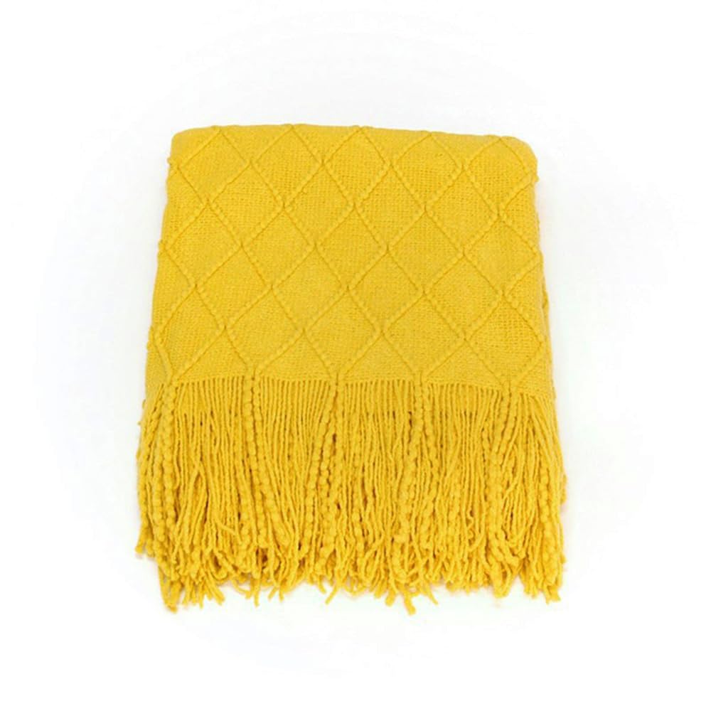 AioTioCozy Office and Home Nap Blanket - Warm and Soft Naptime Blanket for Breaks（yellow）