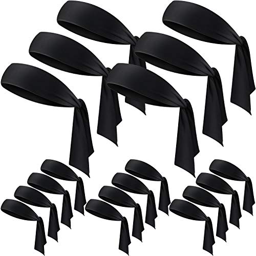 18 Pieces Tennis Tie Headband Head …