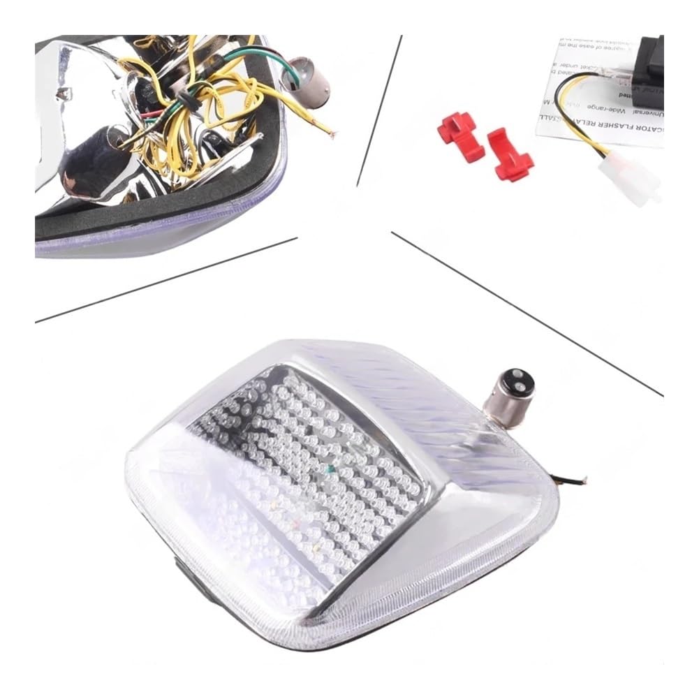 Luce posteriore moto Accessori per motociclette, luce di stop posteriore a LED integrata, indicatori direzione, gruppo fanale per Da&vidson V-ROD