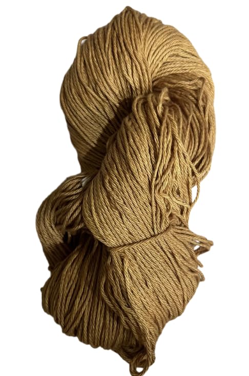 MERCERIZED Cotton 2 mm thickness 4 ply Thread Yarn for Knitting and Crochet Craft for Sweater, Scarf, Hat, Baby Clothes,Gift,Bags DIY Craft Accessories Projects (160 gm Hank) .Mercerized Cotton Embroidery Yarn, 4 Ply, for Crochet, Craft, Embroidery, Knitting BY Yarn Thread Company.