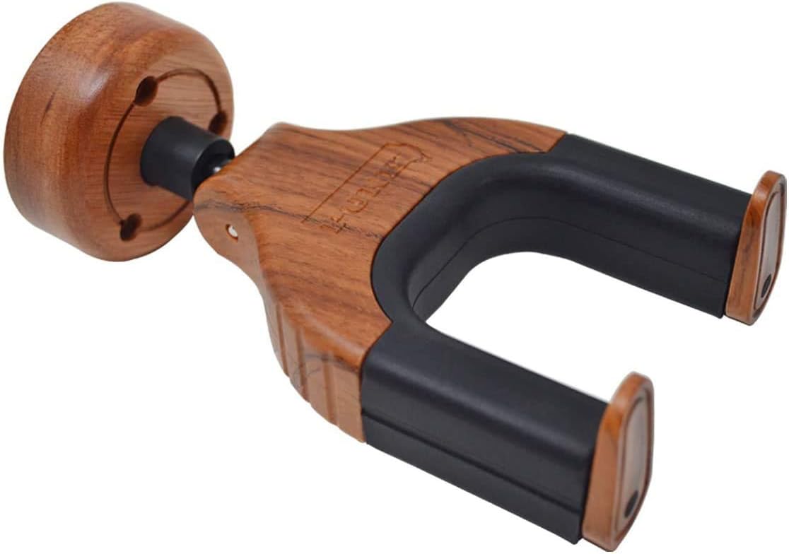 Neboic Guitar Wall Mount, Auto Lock Guitar Wall Hanger, Hard Wood Base Guitar Holder, Guitar Hook, Acoustic, Electric, Classical, Bass Guitar Stand, Guitar Accessories