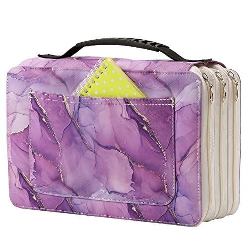 Image of 102 Slots Marker Pen Organizer Case w /Handle